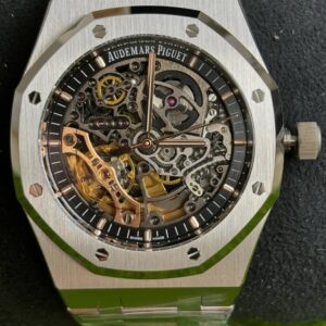 Audemars Piguet Royal Oak Double Balance Wheel Openworked Esqueleto 41mm – Ref. 15407ST