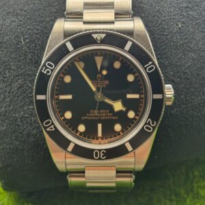 tudor negro letras marrones correa plata 6 300x300